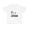 Xanax Prescription Label Vintage T-Shirt Reprint