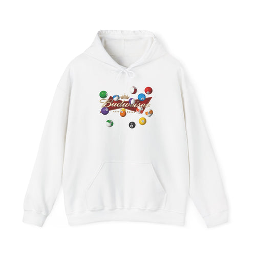 Budweiser Pool Ball Graphic Vintage Hoodie Reprint
