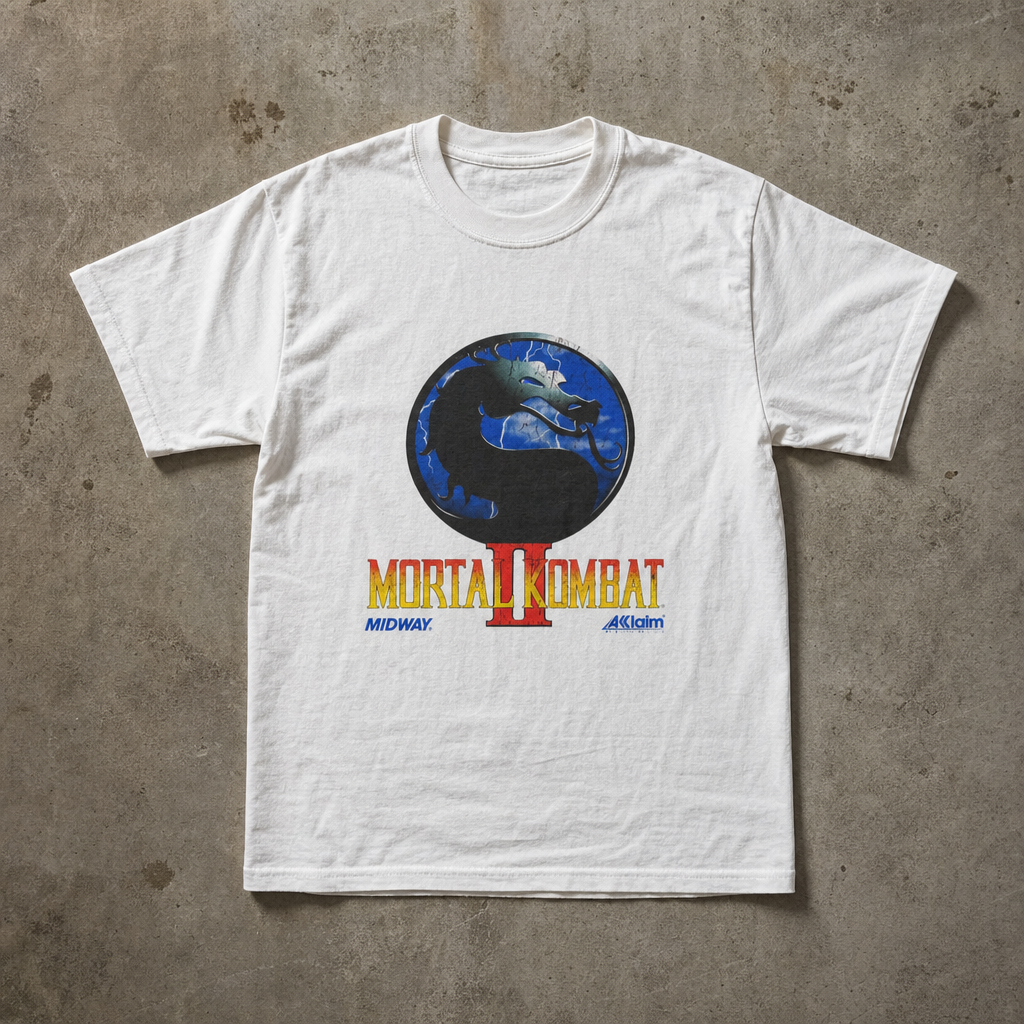 Mortal Kombat II Vintage T-Shirt Reprint