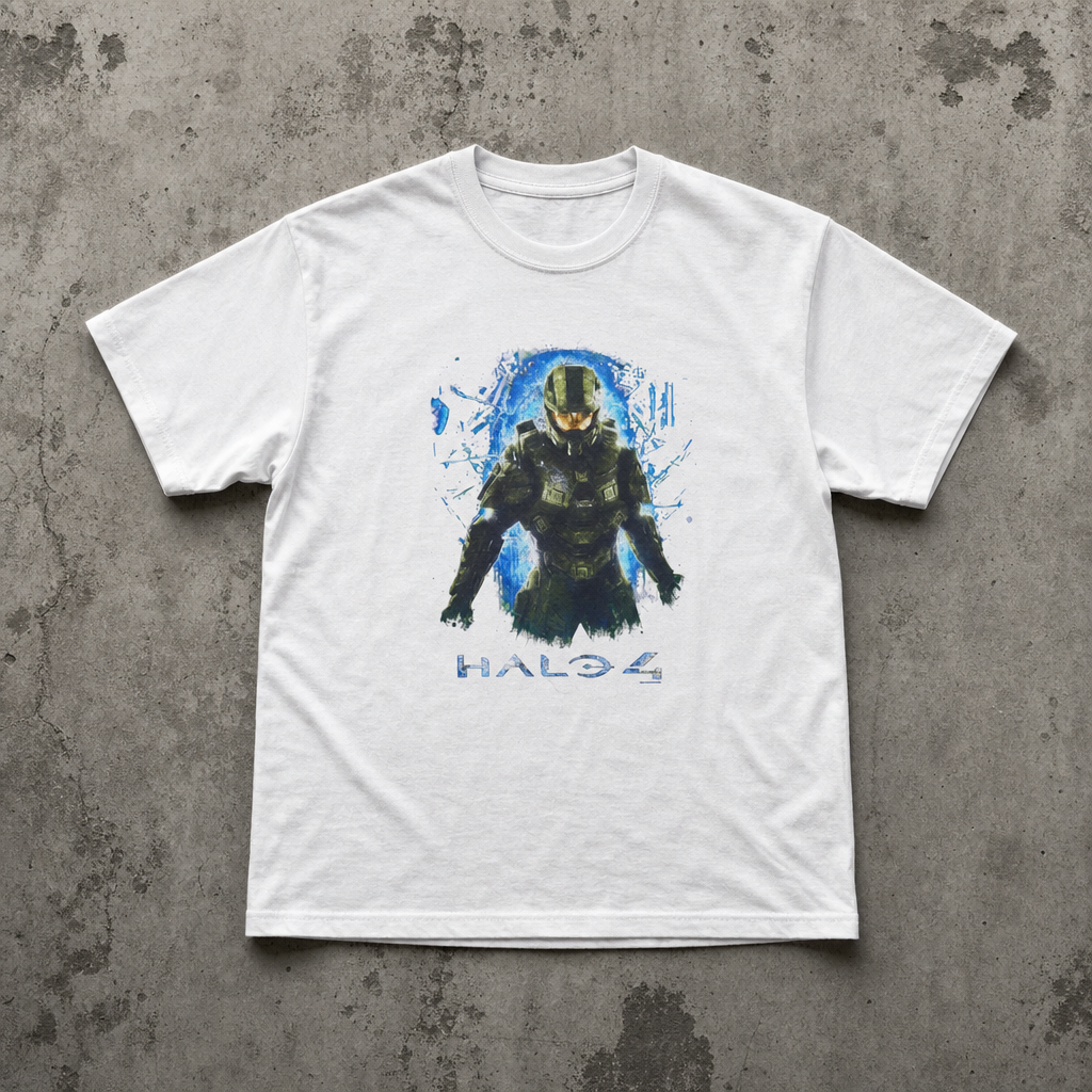 Halo 4 Vintage T-Shirt Reprint