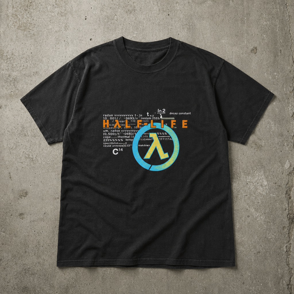 Half-Life Vintage T-Shirt Reprint