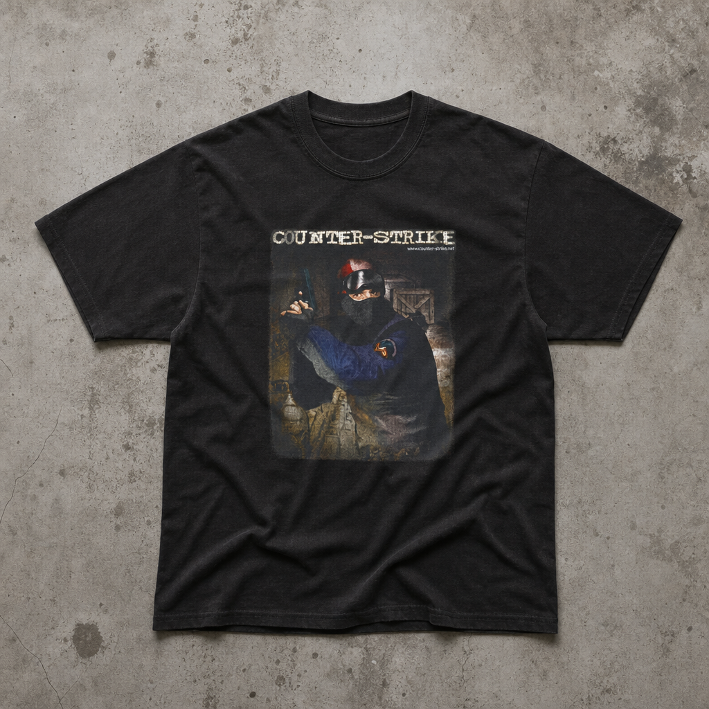 Counter-Strike Vintage T-Shirt Reprint
