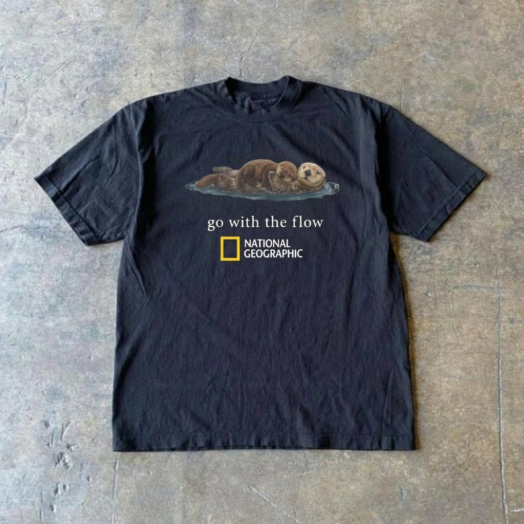 National Geographic Go With the Flow Vintage T-Shirt