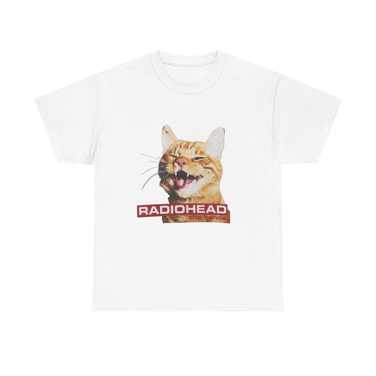 Radiohead Laughing Cat Vintage T-Shirt Reprint