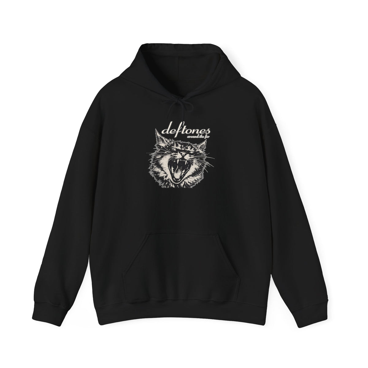Deftones Cat Vintage Hoodie Reprint