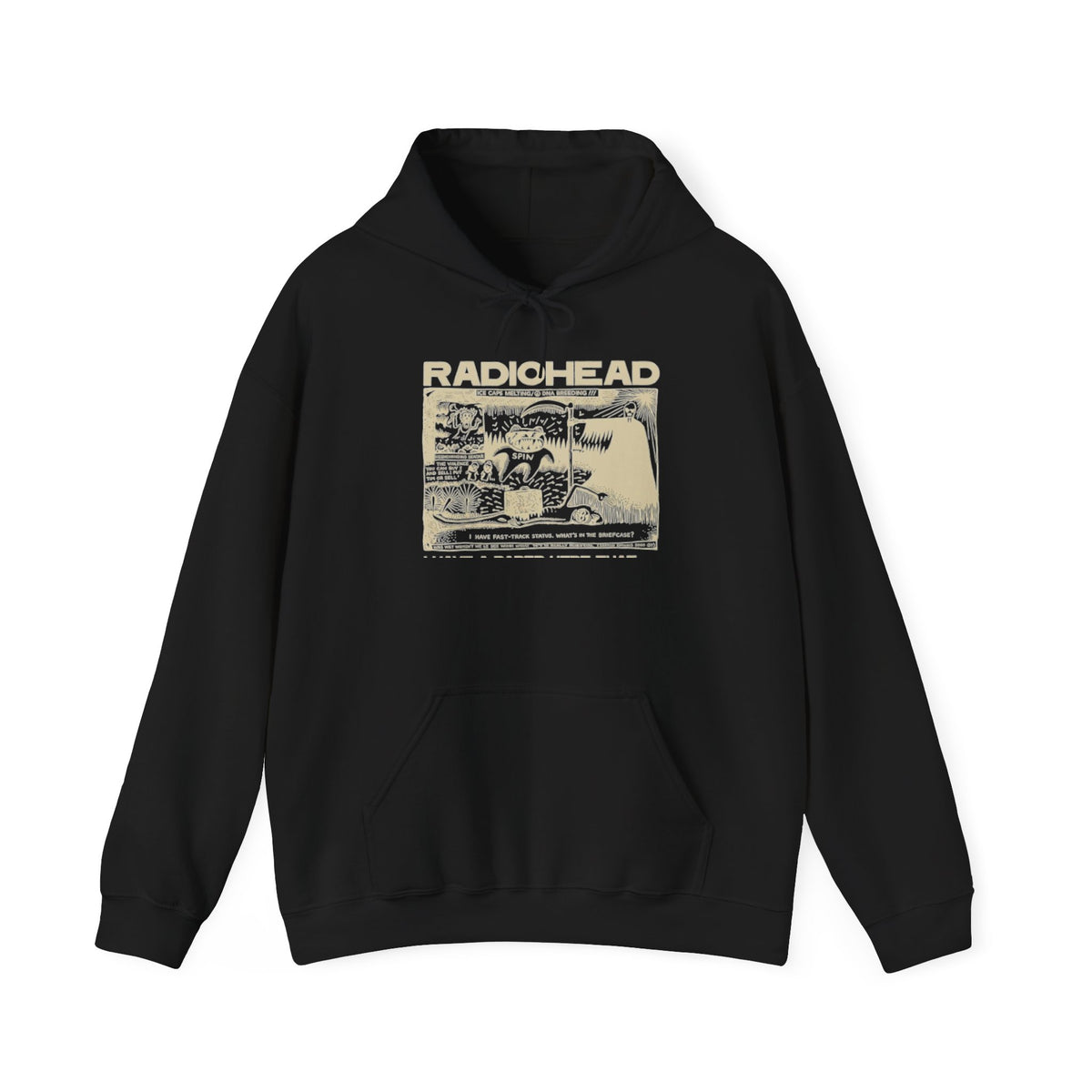 Radiohead Vintage Hoodie Reprint
